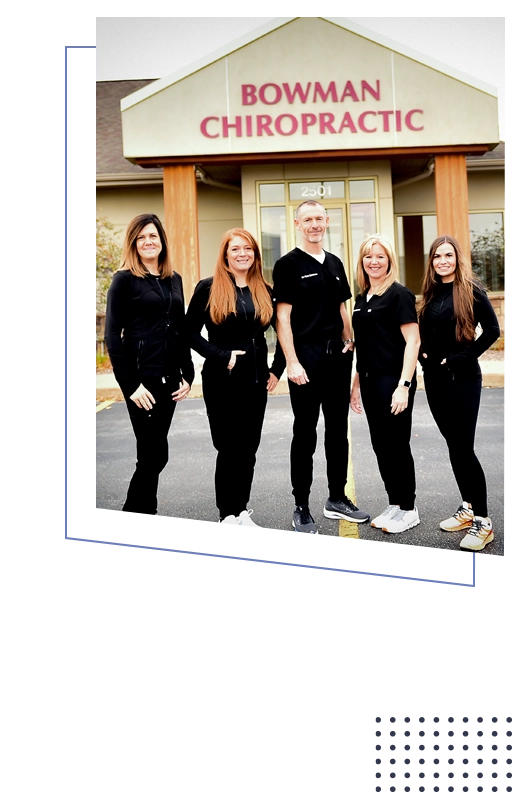 Chiropractor Iowa City IA Christine Bowman And Ryan Bowman Welcome With Staff Chiropractor Iowa City IA Christine Bowman And Ryan Bowman Welcome With Staff